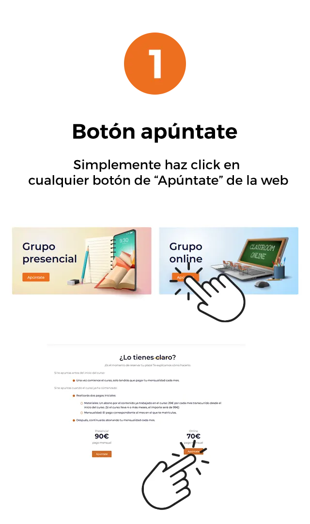 PROCESO DE PAGO-PASO 1 ACADEMIA ALBACER